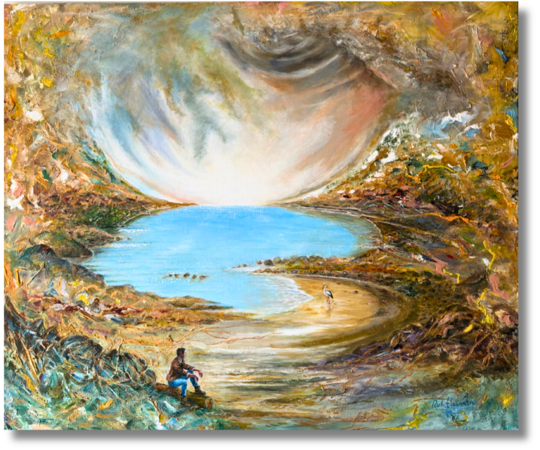 Study in Form and Space: 100 x 120 cm
