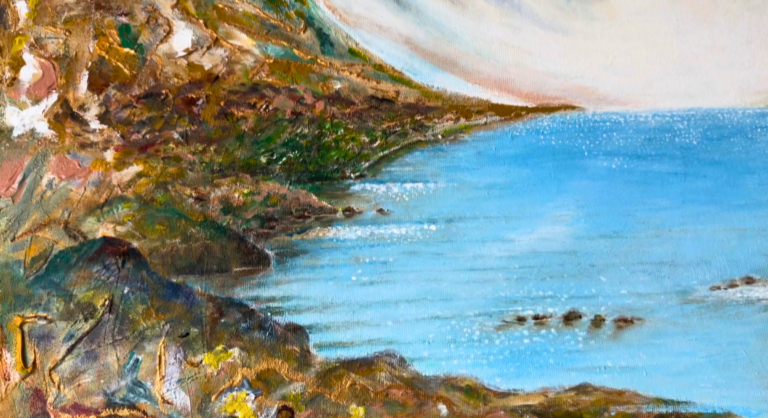 Study in Form and Space: 100 x 120 cm